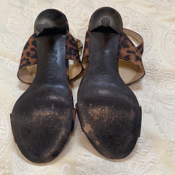 Michael Michael Kors leopard print high heel sandals - Picture 9 of 12